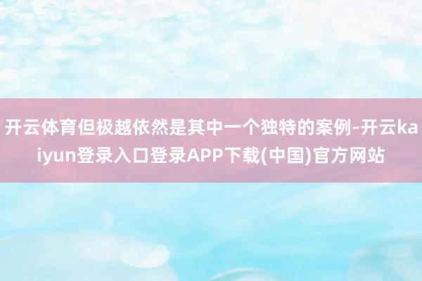 开云体育但极越依然是其中一个独特的案例-开云kaiyun登录入口登录APP下载(中国)官方网站