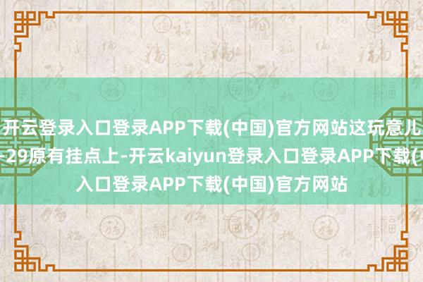开云登录入口登录APP下载(中国)官方网站这玩意儿告成插到米格-29原有挂点上-开云kaiyun登录入口登录APP下载(中国)官方网站